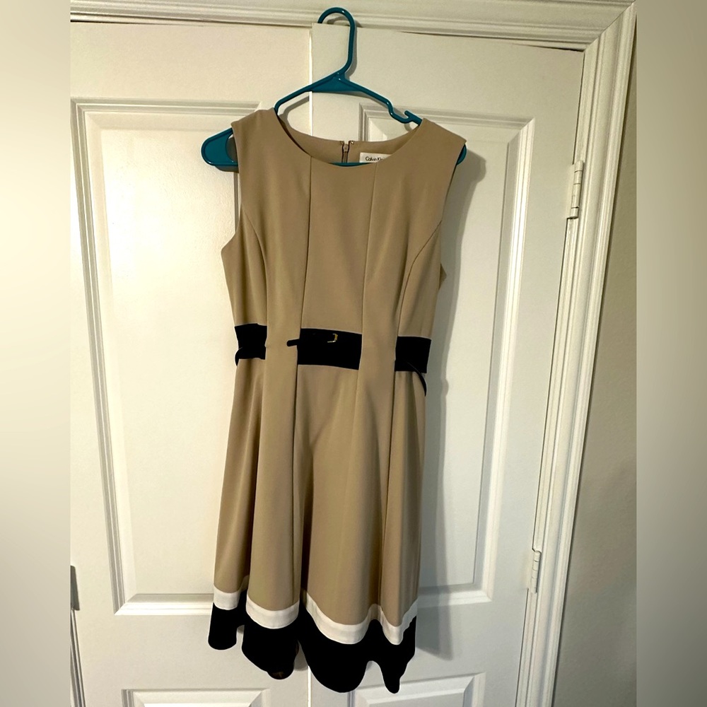 Calvin Klein Belt Dress